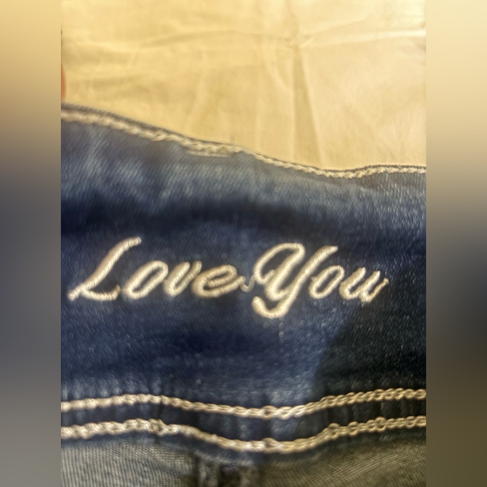 Love You Dark Wash Stretch Jeans (Size 11/12 - Picture 7 of 11